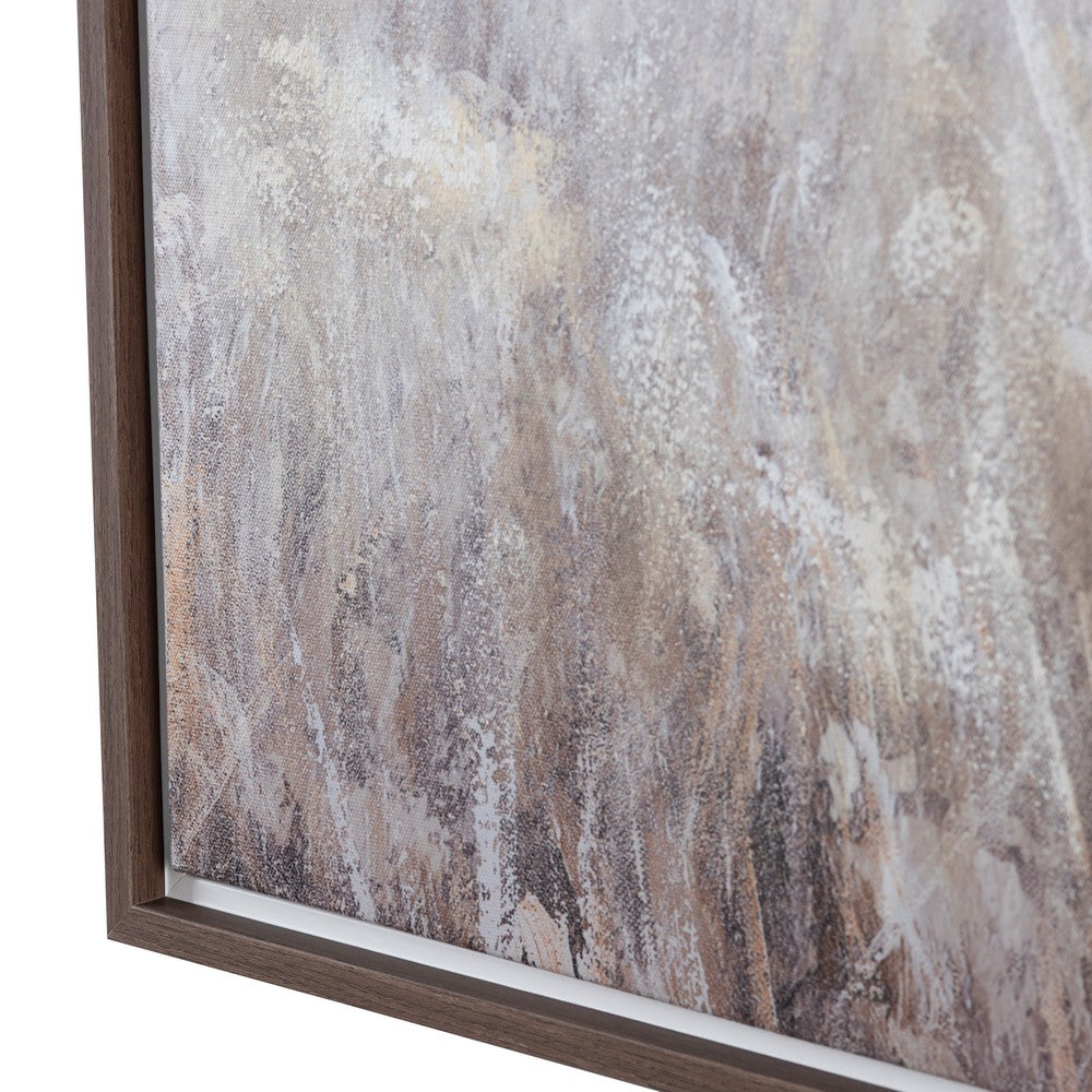 Crestview Western Bison Herd Framed Wall Art Set of 2 | 35" Square Brown