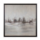 Crestview Faded Trees Landscape Wall Art | Framed 52" Square Black Gray