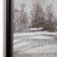 Crestview Faded Trees Landscape Wall Art | Framed 52" Square Black Gray