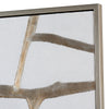 Crestview Sely Modern Wall Art Set of 2 | 26x52 Framed Canvas Silver Lines