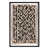 Crestview Tribal Shadow Box Wall Art with Burlap Backing | 24 x 36 Framed