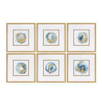 Blue, White, Gold