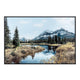 32 x 48 Wall Art Painting | Landscape Print | Black Framed Tempered Glass