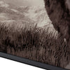32 x 48 Wall Art Painting | Wild Bison Print | Black Framed Tempered Glass