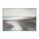Wall Art | Abstract Water Landscape on Canvas | Brown Gray 40x60 Wood Frame
