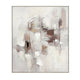 Framed Wall Art | Abstract Hand-Painted Pink & Brown Canvas | 60x70