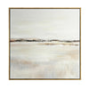 Crestview Landscape Wall Art | 49" Square Framed | Light Gray Abstract