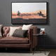 Crestview Western Wall Art | 30x49 Framed Canvas | Black & Brown Scene