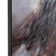 Crestview Horse Painting | 36x50 Black Framed Canvas | Brown & White