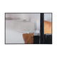 Wall Art | Modern Abstract Painting | Neutral Tones & 39x59 Black Frame