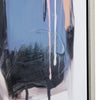 2pc Framed Wall Art | Abstract Design | Hand-Finished Pink & Blue 39x59