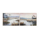 Luka Wall Art Set of 2 | Landscape Green Brown Canvas Painting | 30x40 Frame