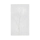 Niel 3D Branch Wall Art on White Canvas | Clear Acrylic Frame 24x40