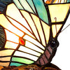 10 Inches Butterfly Accent Table Lamp with Molded Details Multicolor CHL-CH10038OA06-NL1