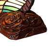 10 Inches Butterfly Accent Table Lamp with Molded Details Multicolor CHL-CH10038OA06-NL1