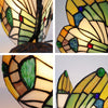 10 Inches Butterfly Accent Table Lamp with Molded Details, Multicolor