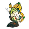 10 Inches Butterfly Accent Table Lamp with Molded Details, Multicolor