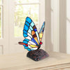 CHLOE Lighting KACY 5 Tiffany-style 1 Light Butterfly Accent Table Lamp 9" Tall