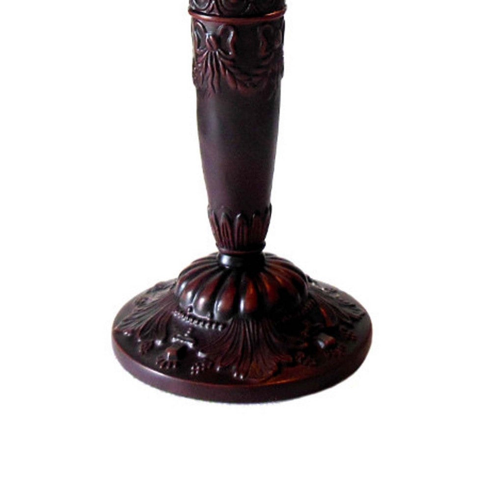 20 Inch 2 Light Tiffany Style Table Lamp Blue and Pink CHL-CH15063LV15-TL2