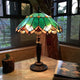 DEMETER Tiffany-style 2 Light Table Lamp 16" Shade