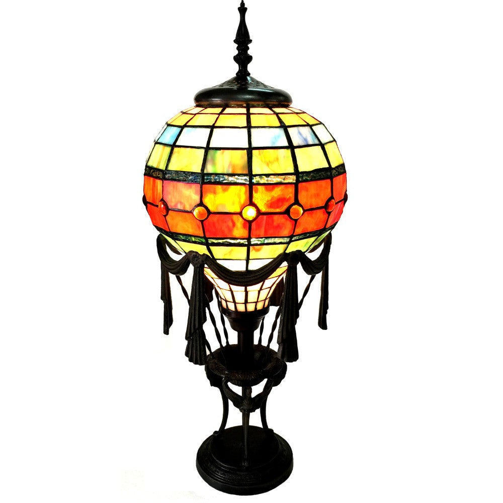 CHLOE Lighting ROZIER Tiffany-style 1 Light Table Lamp 11" Shade