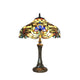 AMBERWING Tiffany-style 2 Light Dragonfly Table Lamp 17" Shade