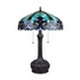 CHLOE Lighting LIAISON Tiffany-Style Antique Dark Bronze 2-Light Victorian Table Lamp 18’’ Shade CHL-CH18780VG18-TL2