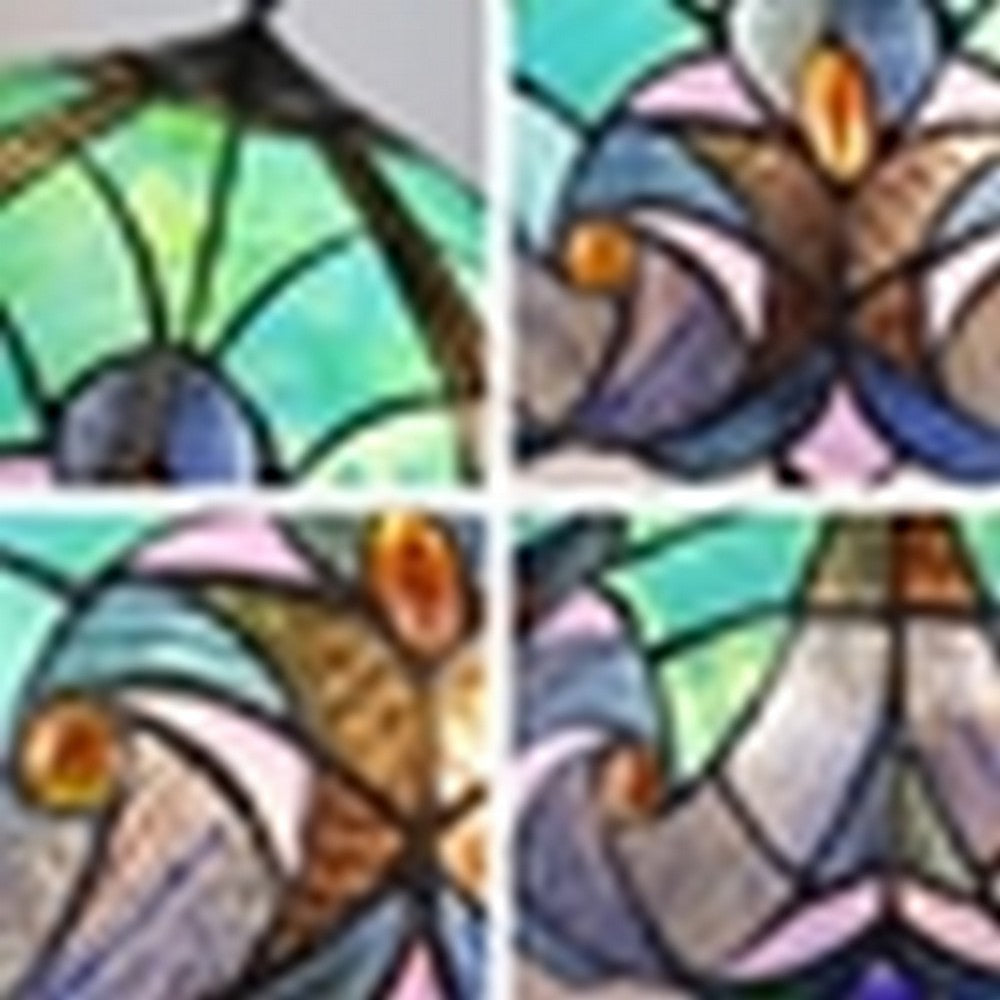 CHLOE Lighting LIAISON Tiffany-Style Antique Dark Bronze 2-Light Victorian Table Lamp 18’’ Shade CHL-CH18780VG18-TL2