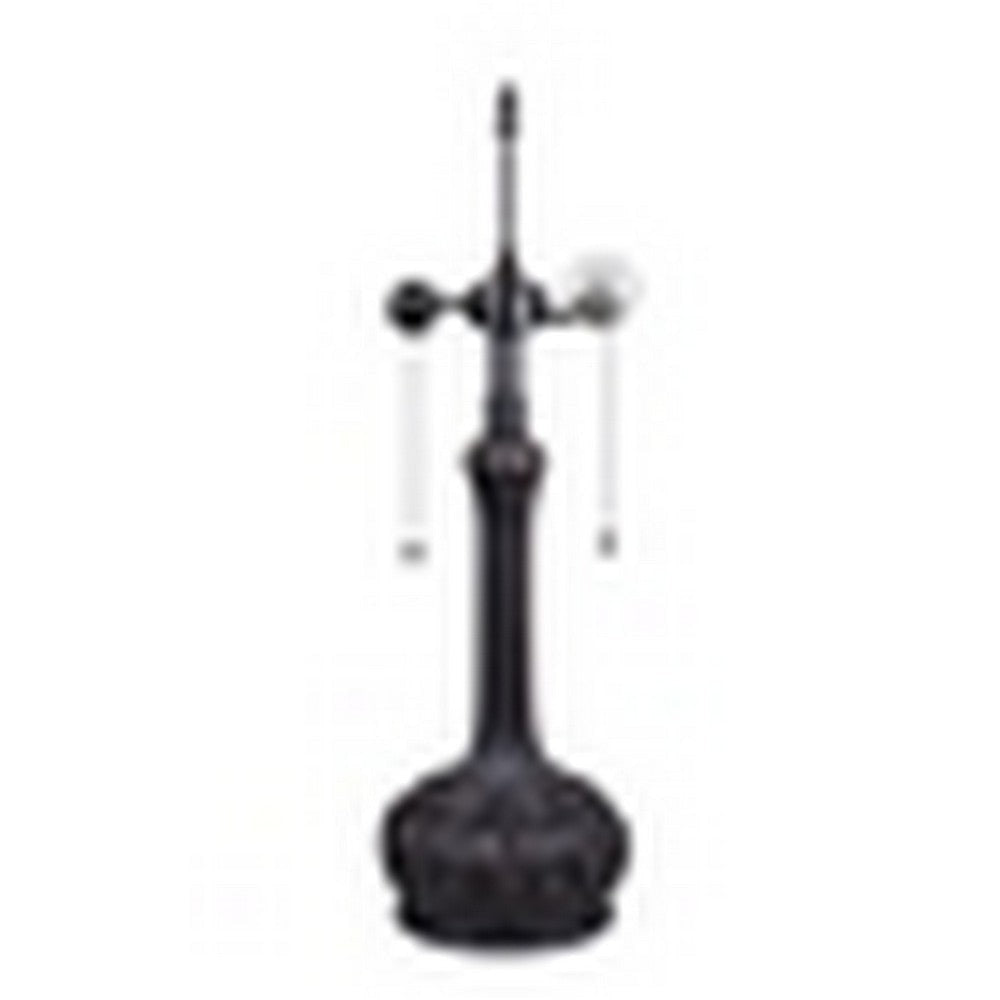 CHLOE Lighting LIAISON Tiffany-Style Antique Dark Bronze 2-Light Victorian Table Lamp 18’’ Shade CHL-CH18780VG18-TL2