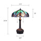 CHLOE Lighting LIAISON Tiffany-Style Antique Dark Bronze 2-Light Victorian Table Lamp 18" Shade