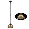 CHLOE Lighting LIAISON Victorian-Style 1-Light Antique Dark Bronze Finish Ceiling Mini Pendant 8’’ Shade CHL-CH18780VI08-DP1