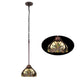 CHLOE Lighting LIAISON Victorian-Style 1-Light Antique Dark Bronze Finish Ceiling Mini Pendant 8’’ Shade CHL-CH18780VI08-DP1