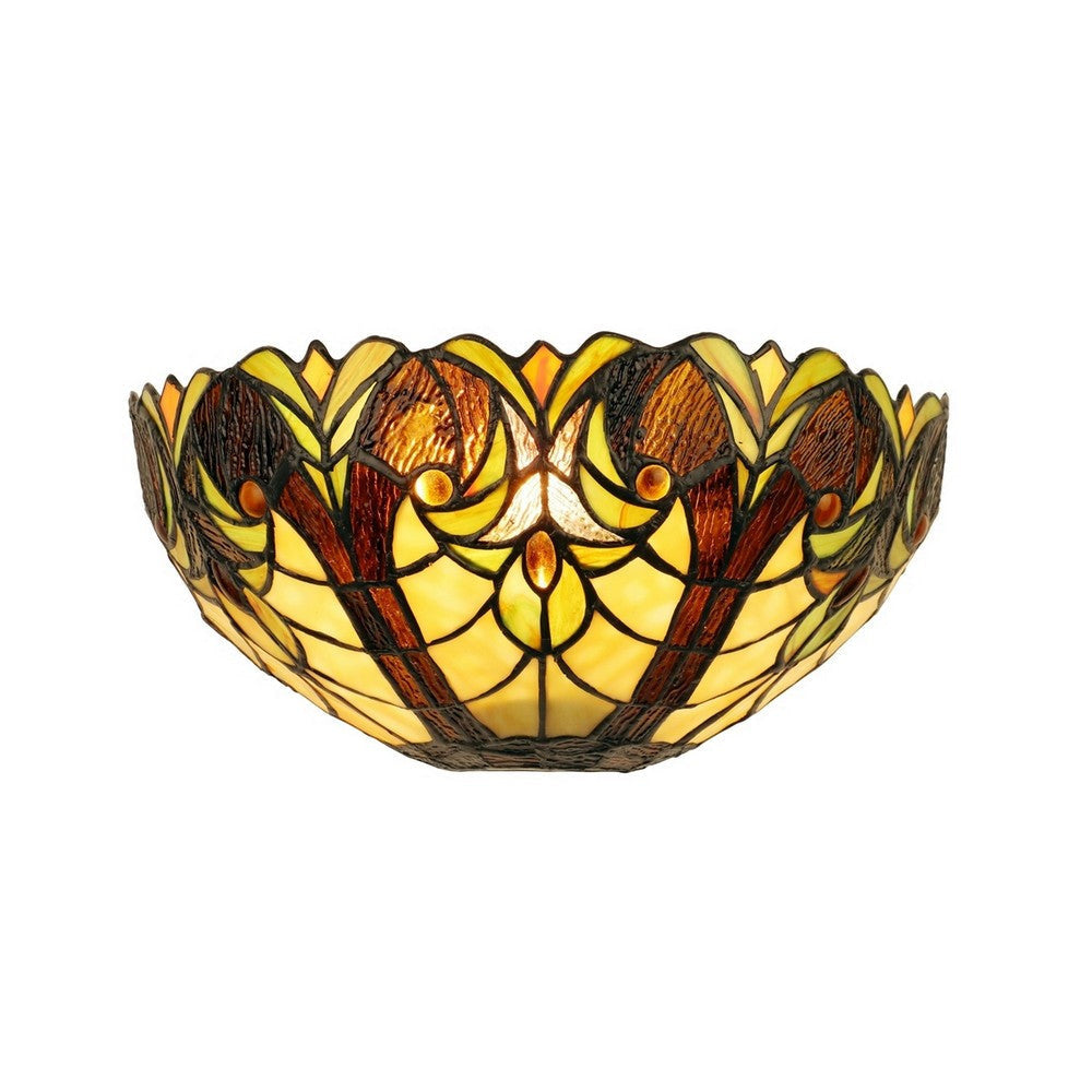 CHLOE Lighting LIAISON Victorian-Style 1-Light Antique Dark Bronze Finish Wall Sconce 12" Shade