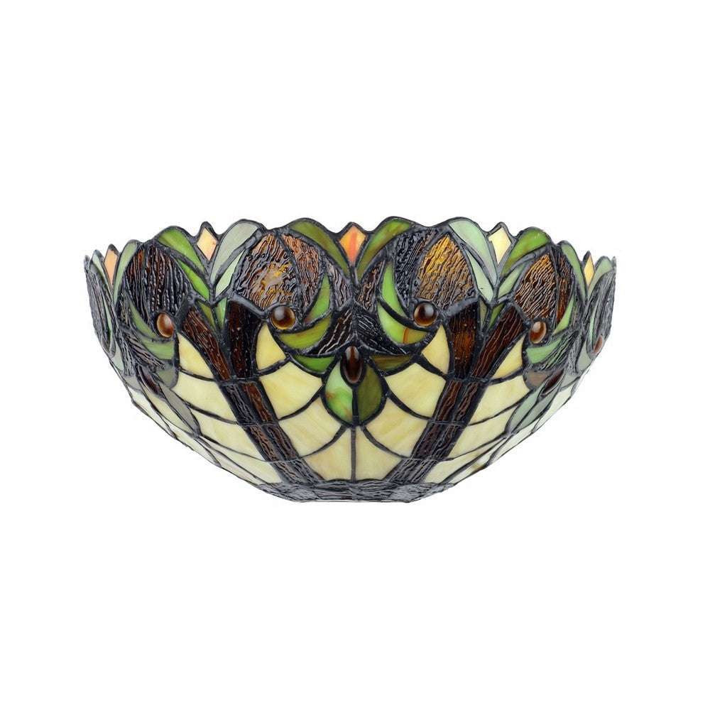 CHLOE Lighting LIAISON Victorian-Style 1-Light Antique Dark Bronze Finish Wall Sconce 12’’ Shade CHL-CH18780VI12-WS1