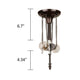 CHLOE Lighting LIAISON Victorian-Style 2-Light Antique Dark Bronze Finish Ceiling Semi-Flush Mount 16’’ Wide CHL-CH18780VI16-UF2