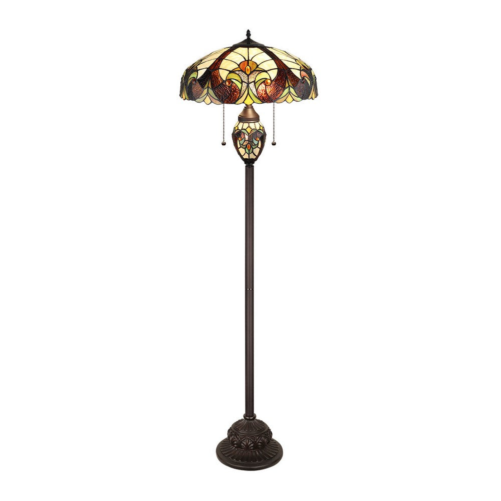 CH18780VI18-DF3 Antique Dark Bronze Floor Lamp