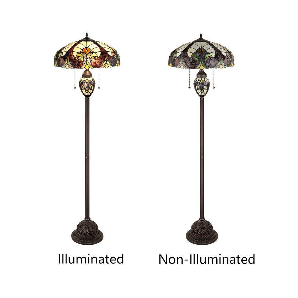 CH18780VI18-DF3 Antique Dark Bronze Floor Lamp