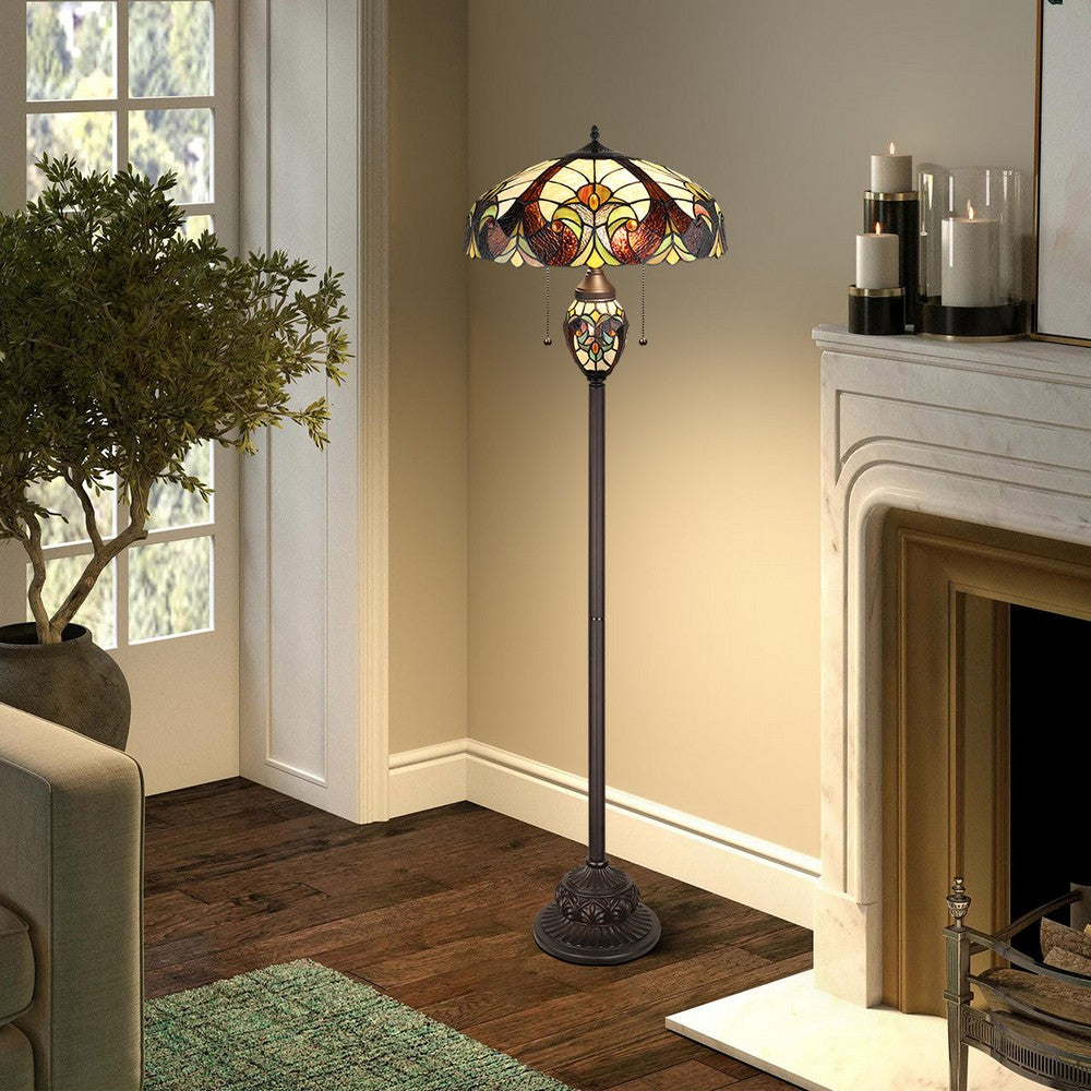 CH18780VI18-DF3 Antique Dark Bronze Floor Lamp