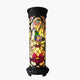CHLOE Lighting ROSELLE Tiffany-glass 2 Light Floral Pedestal Light Fixture 30" Tall