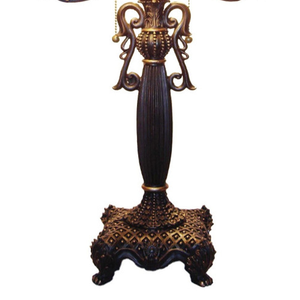 CHLOE Lighting ZYGO Tiffany-style 2 Light Dragonfly Table Lamp 19’’ Shade CHL-CH1B145PD19-TL2