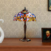 Dragonfly Accent Tiffany Style Glass Table Lamp, Multicolor