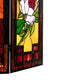 3 Panel Floral Design Folding Fireplace Screen Multicolor CHL-CH1F629RF42-GFS