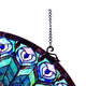 CHLOE Lighting REGAL EUDORA Tiffany-style Peacock Feather Glass Window Panel 35x18 CHL-CH1P046GP35-GPN