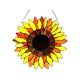 CHLOE Lighting SUNNYVILLE Tiffany-glass Sunflower Window Panel 16"
