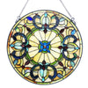 Chloe Lighting Frances Tiffany-Style Victorian Stained-Glass Window Panel 22’’ Height CHL-CH1P095AV22-GPN