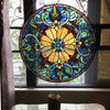 Chloe Lighting Frances Tiffany-Glass Victorian Window Panel 22’’ CHL-CH1P095BV22-GPN