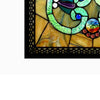 28 Inches Rectangular Scrolled Tiffany Glass Window Panel Multicolor CHL-CH1P143AV28-GPN
