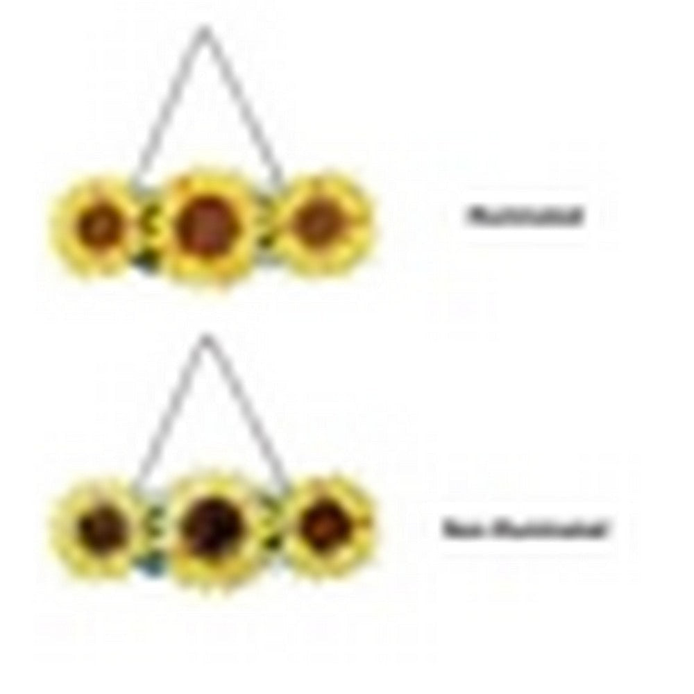 CHLOE Lighting ANNUUS Floral-Style Stained Glass Window Panel 22’’ Wide CHL-CH1P152SF22-HRT