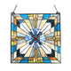 Chloe Lighting Antoinette Tiffany-Style Mission Stained Glass Window Panel 20’’ Height CHL-CH1P167BM20-GPN