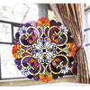 Lighting ANGELA Victorian Tiffany-glass Window Panel 21’’ Wide CHL-CH1P212BV21-GPN